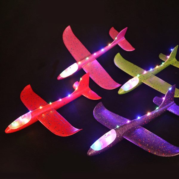 48cm Airplane Foam Toys Light Flying Mini Foam Throwing Glider Inertia DIY Aircraft Toy Hand Launch Airplane Model Toys Fashion