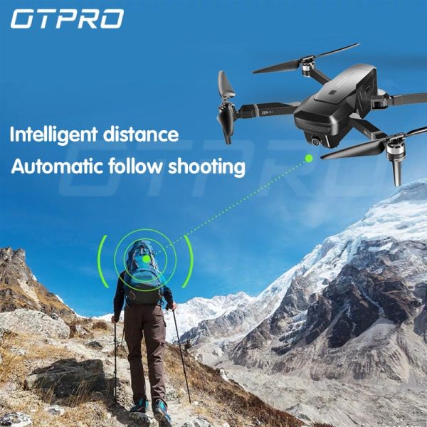 OTPRO DRONE Quadcopter With 1080P Wifi GPS 5MP Camera BRUSHLESS MOTOR helicopter Retorno Auto RC drones 4k mini dron vs SG906 For Discount