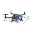 RC Helicopter DIY Building Blocks Drone 2.4G 4CH Mini Drones 3D DIY Bricks Quadcopter Assembling DIY Educational Toys Online Sale