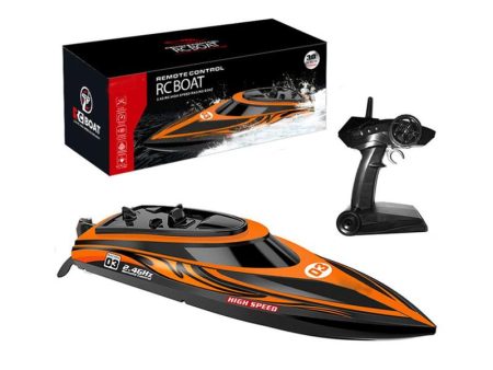 High Speed RC Boat 2.4GHZ 2CH High Speed Radio Remote Control RC 30km h Racing Racing Boat Electric Toys RC Toys For Childern on Sale