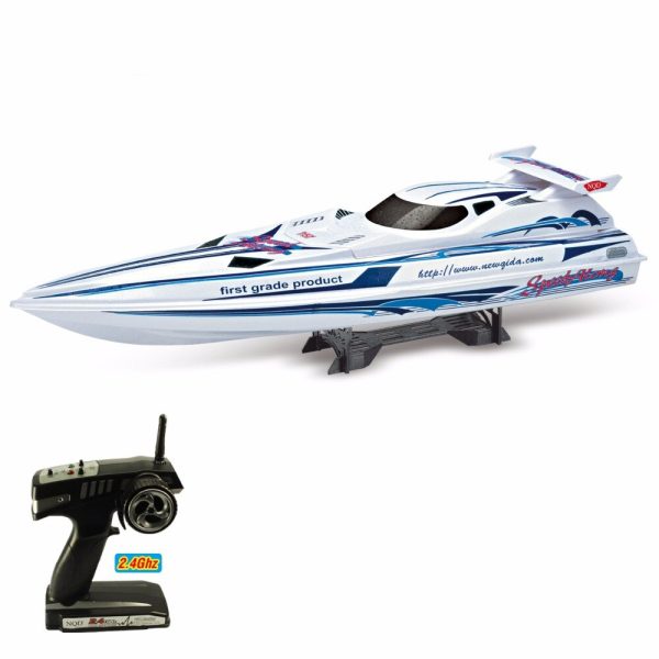 Large racing RC speedboat 6011 2.4G 150M 1500mah batter Electric High Speed Racing electric RC Boat Radio Control Boat model toy Cheap