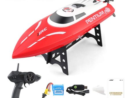 RC Boat JJRC S1 Pentium 2.4GHz 2CH Remote Control Boat 25KM h High Speed Mini Racing RC Boat RTR Toys on Sale