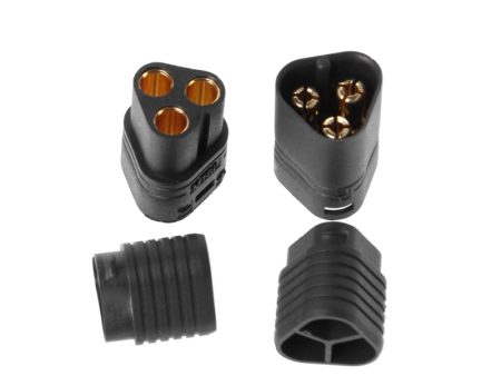 1 Pair MT60 3.5mm 3 Pole Bullet Connector Plug Male & Female For RC ESC to Motor JUN5-A on Sale