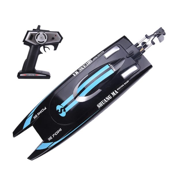 Double Horse DH7014 Radio Control 2.4GHZ 4CH Speed RC Boat High Performance Waterproof SpeedBoat with Display Rack RTR Discount