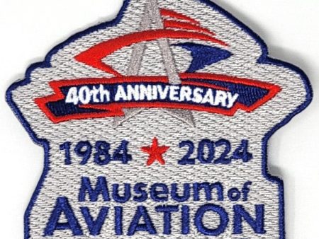 Museum of Aviation 40th Anniversary Patch Discount