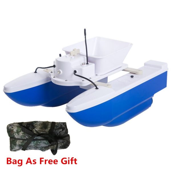 Professional Outside Fishing Electric RC Bait Boat Double Body Folding 500M 1.5KG Wireless Automatic Feeding Remote Control Boat Hot on Sale