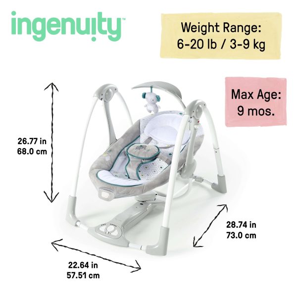 ConvertMe Swing-2-Seat Portable Swing™ - Nash™ Online now