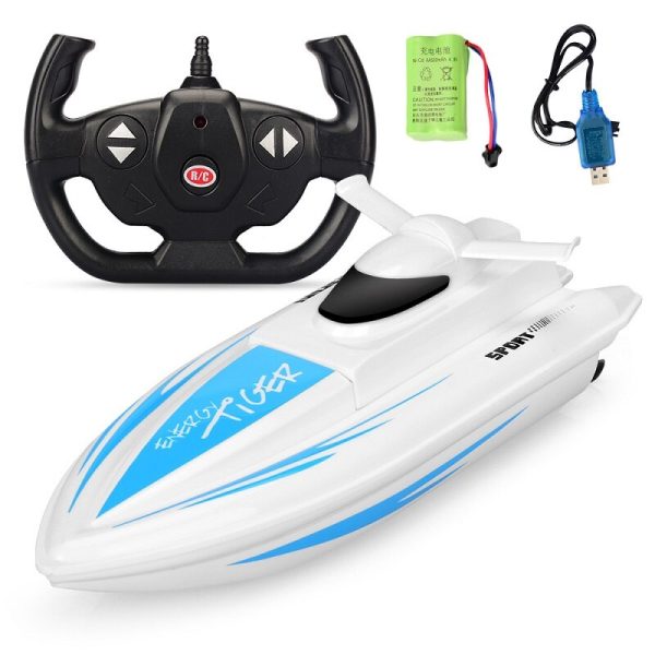 Radio Controlled Electric RC Boat Toy Speedboat High Speed Mini Speedboat Remote Control Toy RC Ship Model Kids Toys 20KM H 4CH For Sale