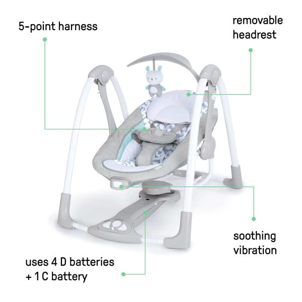 ConvertMe Swing-2-Seat Portable Swing™ - Raylan™ Fashion