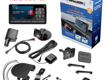 SiriusXM ROAD DOG BT Truck Bundle with Universal Antenna Mounting Bracket For Discount