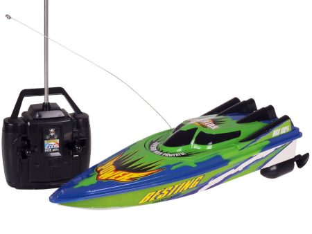 RC Racing Boat New Radio Remote Control Dual Motor Speed Boat High-speed Strong Power System Fluid Type Design Outdoor RC Boat Supply