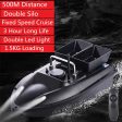 Double hopper 500M Distance Double LED Night Light RC Fishing Bait Boat Fixed speed Cruise Automatic Feed Fishing Bait Boat Toy For Sale