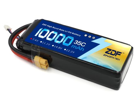 ZDF RC Car Lipo Battery 2S 3S 7.4V   11.1V 10000mah 35C Max 70C XT90   XT60  T Plug For Rc Airplane Traxxas Car RC Truck Fashion