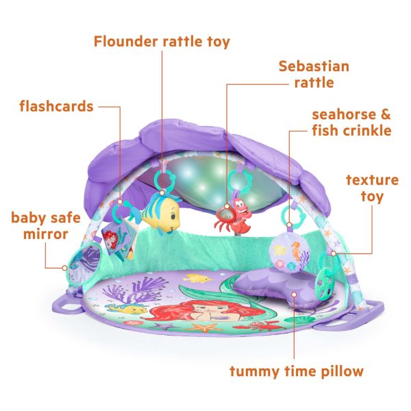 THE LITTLE MERMAID Twinkle Trove™ Lights & Music Activity Gym Fashion