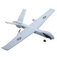 Z51 Super Big 66cm Wingspan Remote Control Airplane Glider EPP Built-in Gyroscope RC Plane UAV with LED Military Aircraft Model Supply