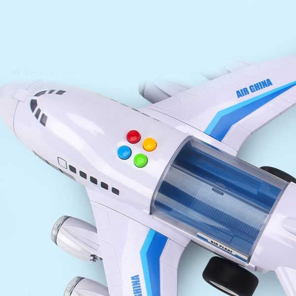 Music Story Simulation Track Inertia Children s Toy Aircraft Large Size Passenger Plane Kids Airliner Toy Car Free Gift Map For Cheap