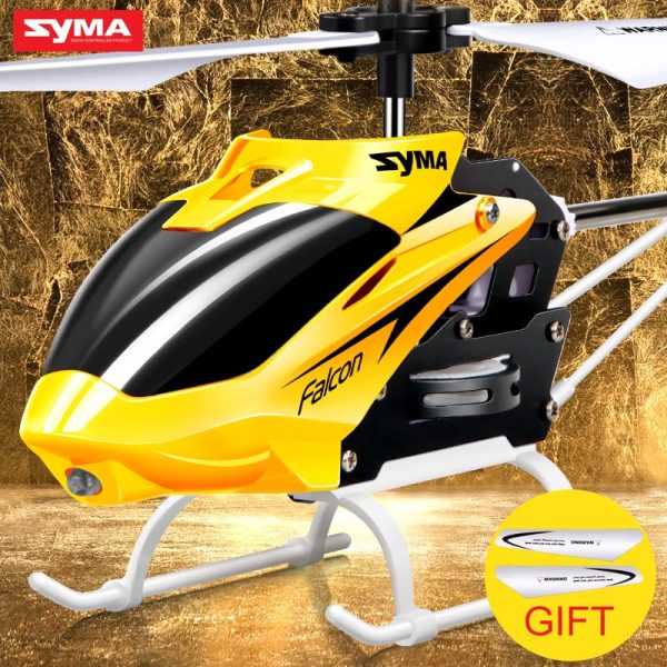 SYMA 2CH W25 electric Indoor Mini RC Aircraft remote control helicopter shatterproof Flying toys model 100% Original Supply