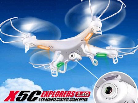 Cheapest Price! Hot Selling Syma X5C X5C-1 2.4G RC Helicopter 6-Axis Quadcopter Drone With Camera VS X5 No Camera free shipping For Sale