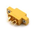 Yellow XT60E-M Mountable XT60 Male Plug Connector For RC Models Multicopter Fixed Board DIY Spare Part Remote Control Toy Parts Supply