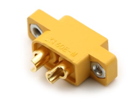 Yellow XT60E-M Mountable XT60 Male Plug Connector For RC Models Multicopter Fixed Board DIY Spare Part Remote Control Toy Parts Supply