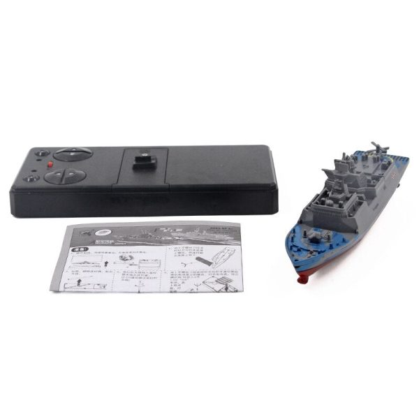 RC Boat Mini Warship 2.4G 4CH Remote Control Challenger Aircraft Carrier High-Speed Ship For Kids Hobby Toys Online Sale