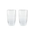 Henckels Cafe Roma 2-pc Double-Wall Glassware 11.8oz. Latte Glass Set For Cheap