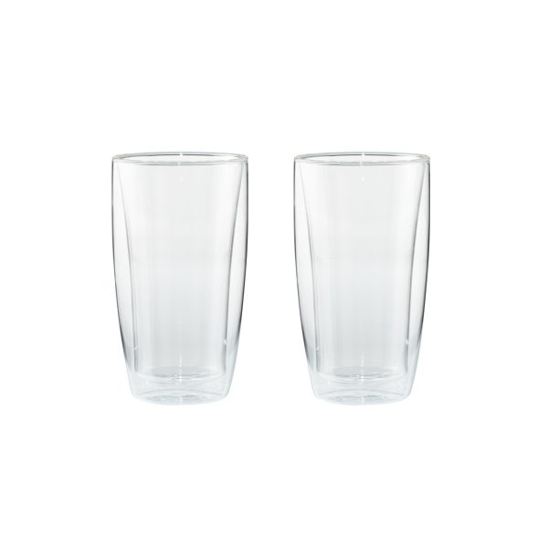 Henckels Cafe Roma 2-pc Double-Wall Glassware 11.8oz. Latte Glass Set For Cheap