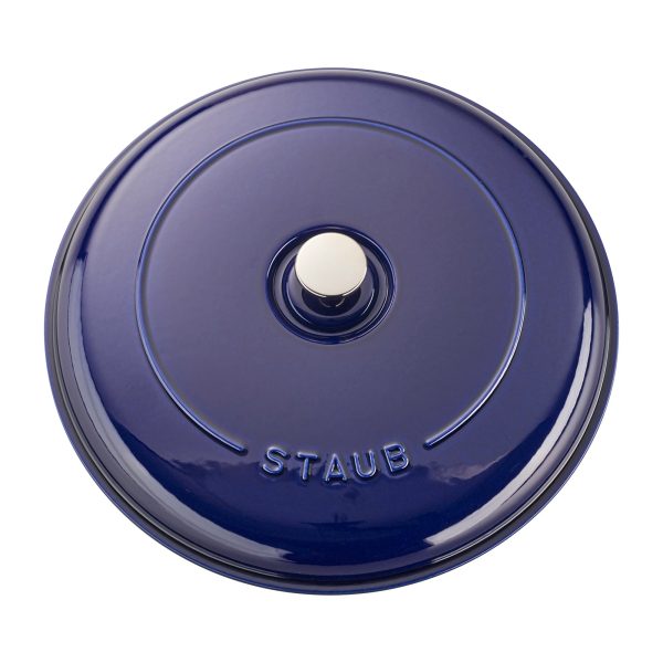 Staub Cast Iron 3.5-qt Braiser - Dark Blue Hot on Sale