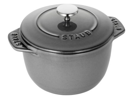 Staub Cast Iron 0.75-qt Petite French Oven - Graphite Grey on Sale