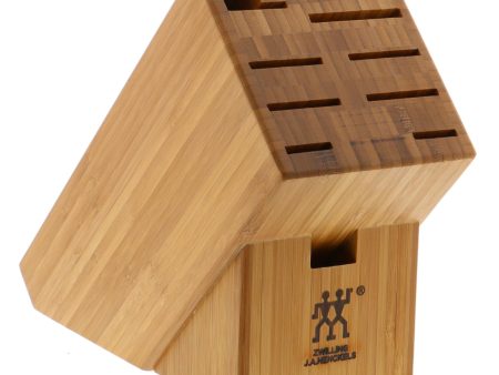 Zwilling 10-slot Bamboo Knife Block Hot on Sale