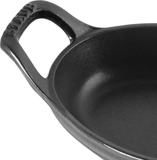 Staub Cast Iron 5.5-inch x 3.8-inch Mini Oval Gratin Baking Dish - Graphite Grey Online