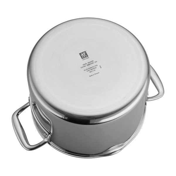 Zwilling Clad CFX 8-qt Stainless Steel Ceramic Nonstick Stock Pot Online now