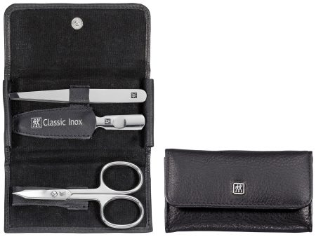 Zwilling Beauty Classic Inox 4-pc Manicure set with Leather Case Sale