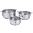 Zwilling Prep 6-pc Brushed Stainless Steels Nesting Bowls & Strainers Set For Sale