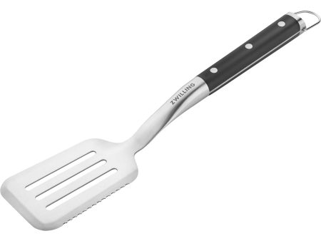 Zwilling BBQ+ 17-inch Triple-Rivet Stainless Steel Grill Spatula with Serrated Edge Cheap